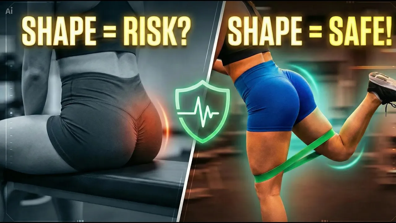 Is Your Butt 🍑 Shape Warning You? (The Science of Glutes & Heart Disease)