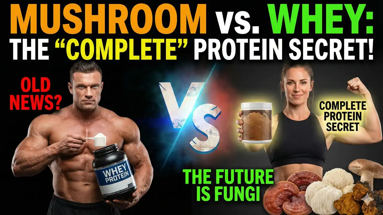 WHEY IS DEAD? 💀 The Scientific Rise of Mushroom Protein! 🍄💪